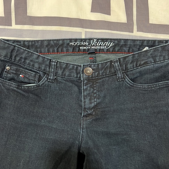 Tommy Hilfiger Modern Skinny Dark Wash Jeans - Picture 3 of 5